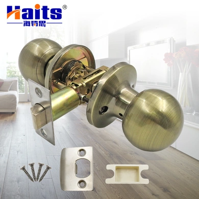 HT-27.221 Stainless steel spherical lock round door knob lock cylindrical lock